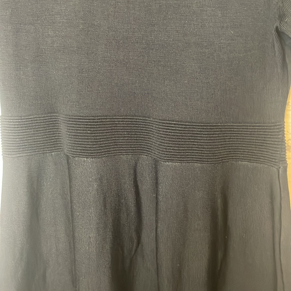 Nina Leonard border scoopneck dress size L NWT - Picture 6 of 8